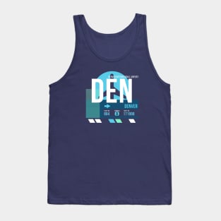 Denver (DEN) Airport // Sunset Baggage Tag Tank Top